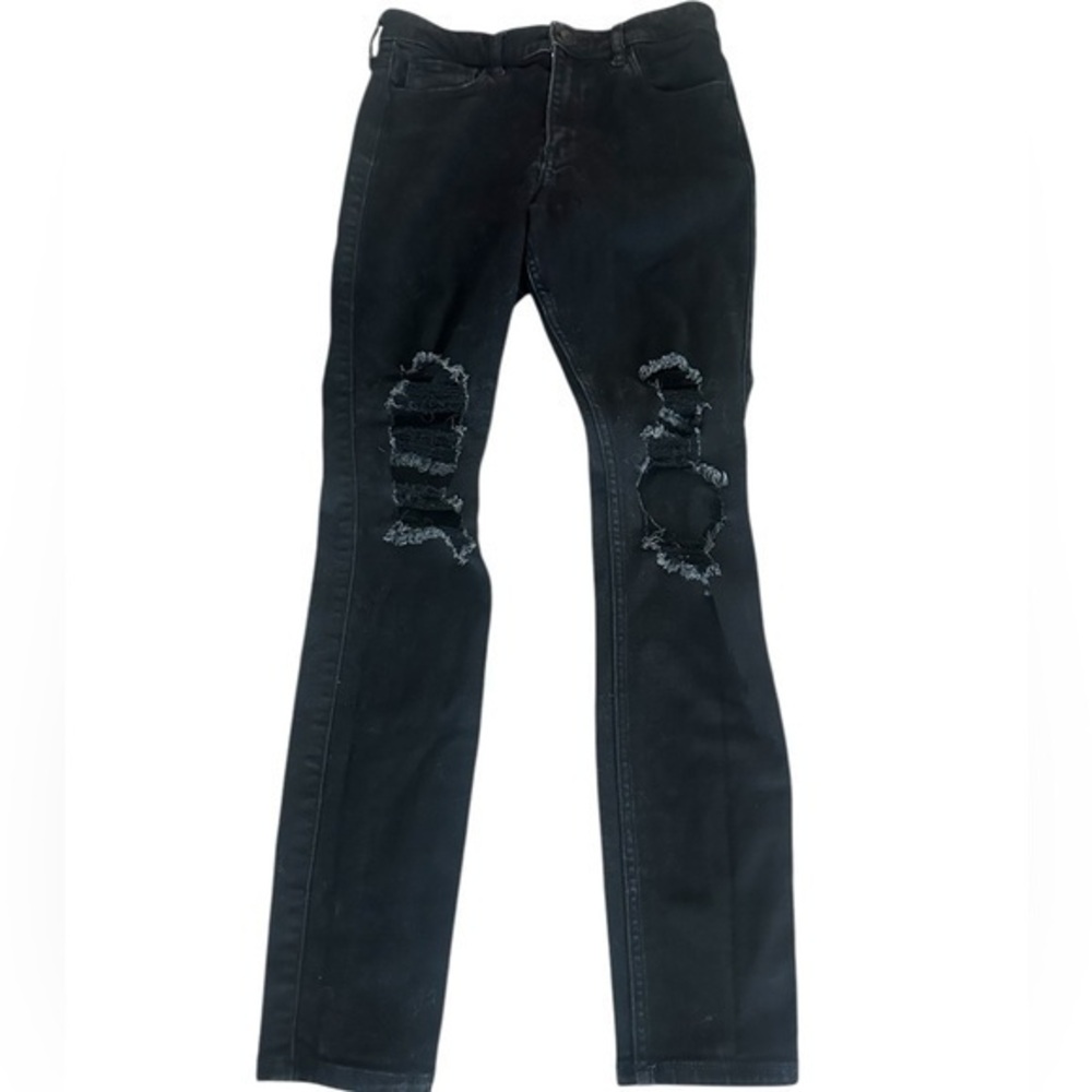 Hollister High Rise Super Skinny Soft Stretch Distressed Jeans - Junior Size 3R